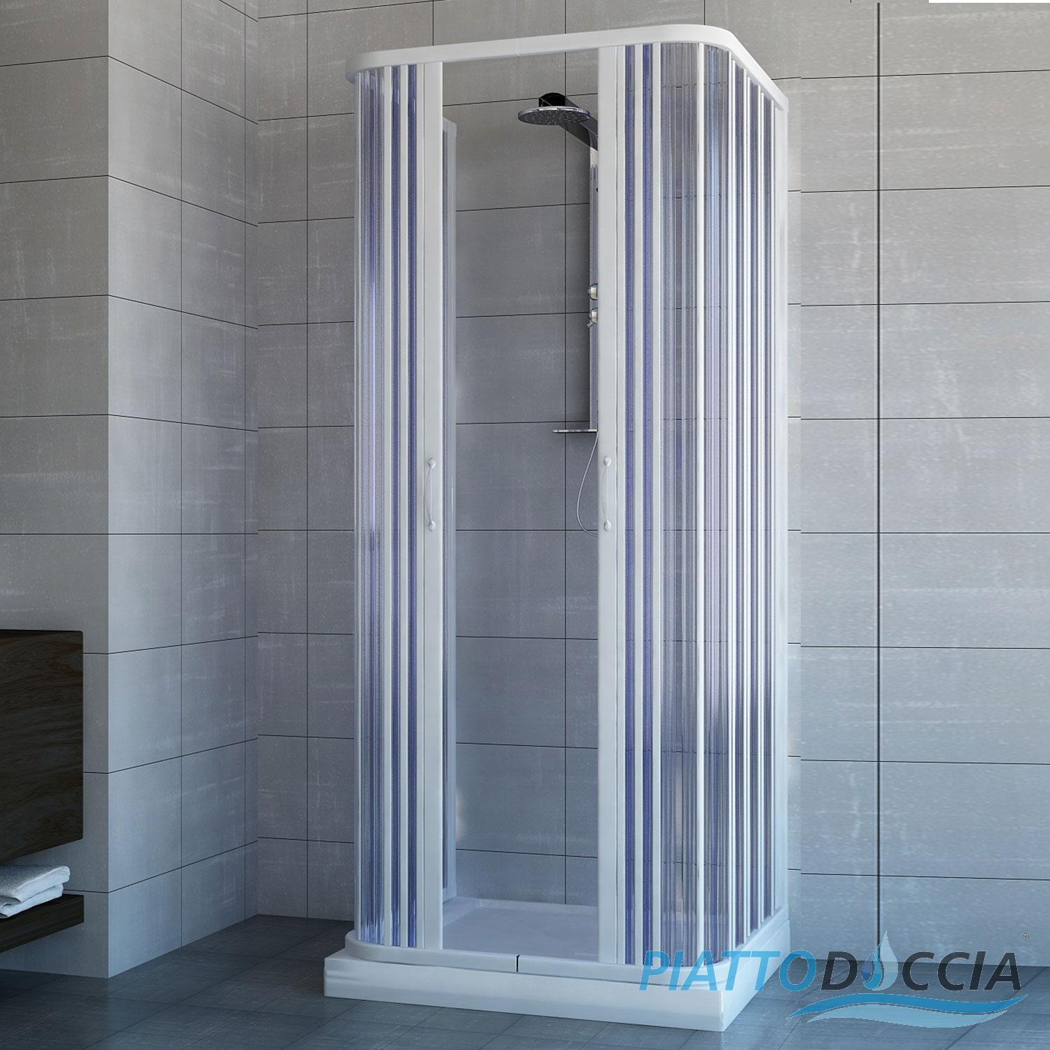 CABINE DE DOUCHE 3 PAROIS  PAROI  DE DOUCHE EN PVC  70x100 2 