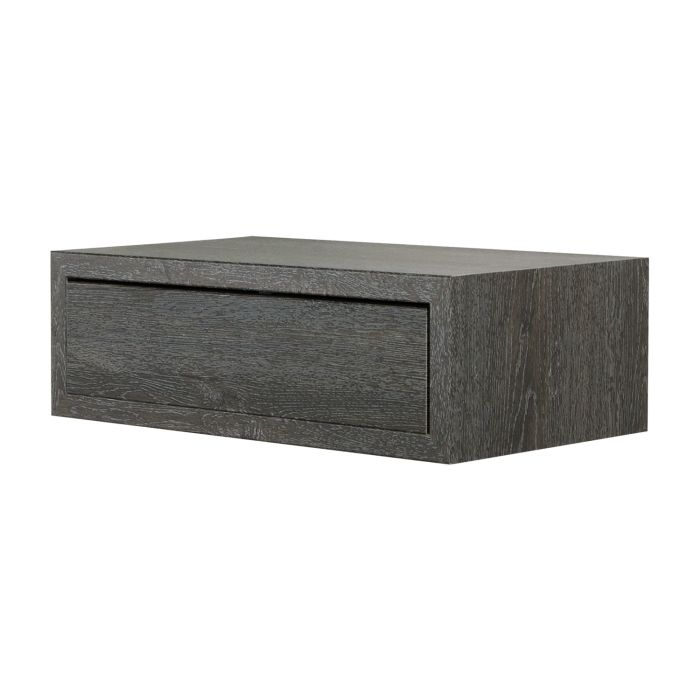 Box Doccia .it - Mensola con cassetto 45x13,4 cm colore Rovere