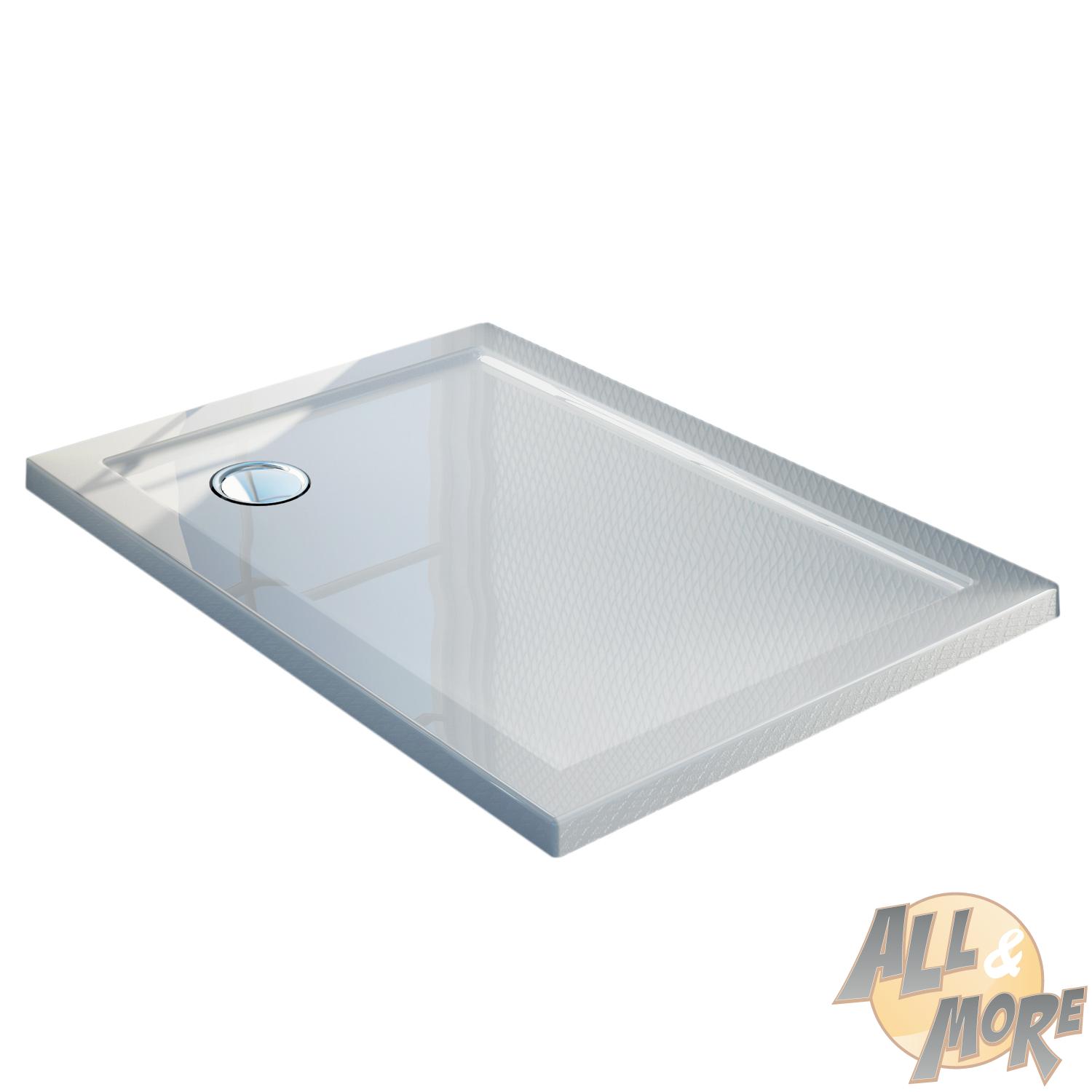 Piatto Doccia Rettangolare 70x90.Piatto Doccia Acrilico 70x90 Cm Rettangolare Angolare Bianco Ultra Slim Bagno Ebay