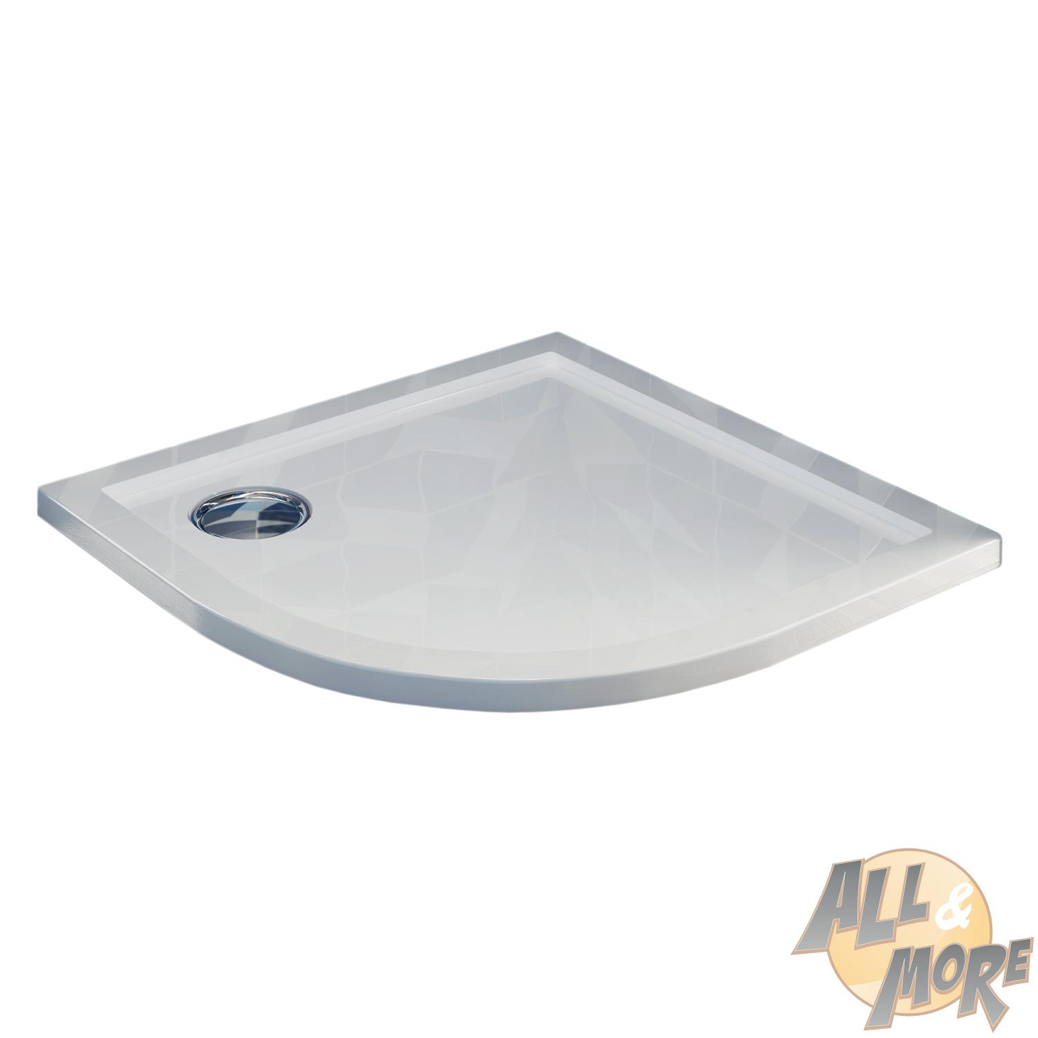 Piatto Doccia 70x90 Semicircolare.Piatto Doccia Acrilico Semicircolare 90x90 Cm Bianco Angolare Ultra Slim Bagno Ebay